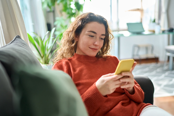 Young Woman On Phone